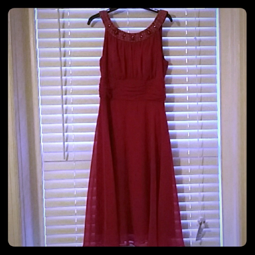 Midi Size 10 pink sleeveless dress Connected Brand